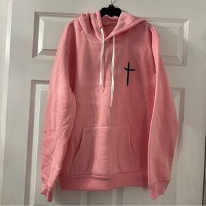 Men’s Pink Bible Verse Hoodie
